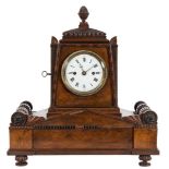 Parkinson and Frodsham, a mahogany musical bracket clock: the eight-day duration, five-pillar,