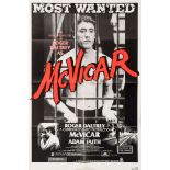 A one sheet poster for 'McVicar', together with a quad poster for 'Burnt Offerings':,