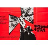 Seven British quad film posters:, ' Brotherhood of Satan', 'Caligula', 'Dressed to Kill',