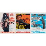 Six Continental John Wayne film posters:, comprising two for 'Cahill',