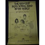 A collection of various concert/record posters including 'The Who', 'The Troggs':,