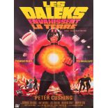 Two French large one sheet posters for 'Les Daleks Envahissent La Terre' (Daleks- Invasion Earth