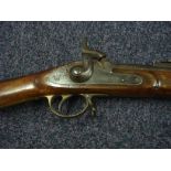 A Victorian percussion cap sporting gun:, unsigned,