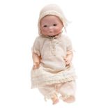 An Armand Marseille bisque head baby doll:, numbered 341/0K,