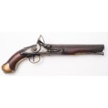 A late 18th /early 19th century flintlock pistol by Tower, London:,