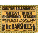 Two posters for the Carlton Ballroom 'Great Irish Showband Season' featuring 'The Banshees':,