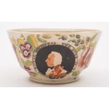 A porcelain memorial bowl: for the death of His Royal Highness Prince Frederick the Duke of York,