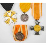 1.1.) Kaiserreich (bis 1933) Preussen: Vier Auszeichnungen.1.) Ritterlicher Orden St. Johannis vom