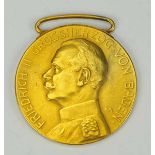 1.1.) Kaiserreich (bis 1933) Baden: Kleine Goldene Verdienstmedaille, Friedrich II.Gold.VL2 5.62,