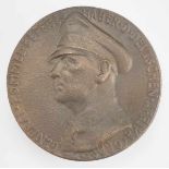 1.2.) Deutsches Reich (1933-45) Medaille auf General Rommel und das Afrikakorps.Gussmedaille;