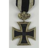 1.1.) Kaiserreich (bis 1933) Preussen: Eisernes Kreuz, 1870, 2. Klasse mit Eichenbruch "25" -