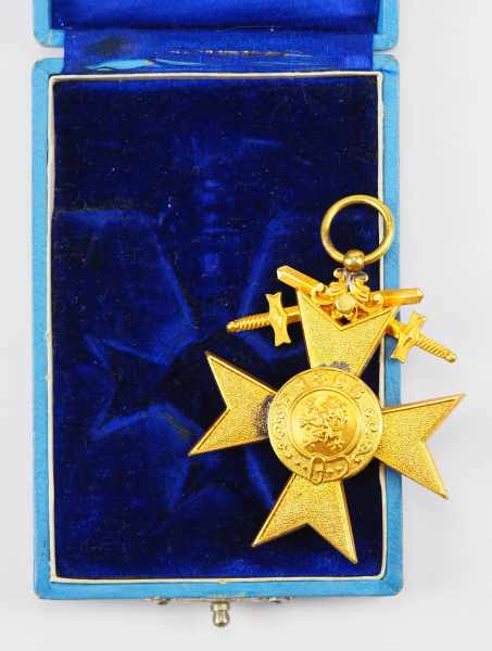 1.1.) Kaiserreich (bis 1933) Bayern: Militär-Verdienst Kreuz, 3. Form, 1. Klasse mit Schwertern, - Image 3 of 6