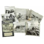 3.2.) Fotos / Postkarten Nachlass eines PK-Mannes des Afrika-Korps.91 PK Fotos, rückseitig
