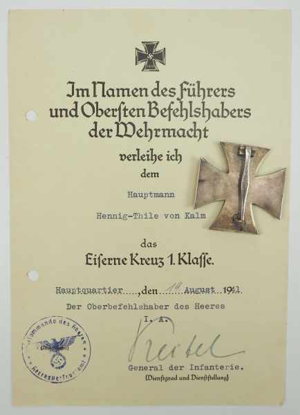 1.2.) Deutsches Reich (1933-45)Nachlass des Ritterkreuzträgers Major und stellv. Führers des - Image 8 of 13