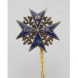 1.1.) Kaiserreich (bis 1933) Preussen: Pour le Mérite, für Militärverdienste, Miniatur.Silber