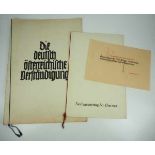 4.4.) Patriotisches / Reservistika / Dekoratives Prunkmappen - Reichsparteitag 1936 /