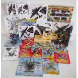 7.3.) Spielzeug Sammlung Militär-Flugzeuge.Modelle in diversen Größen, unterschiedliche