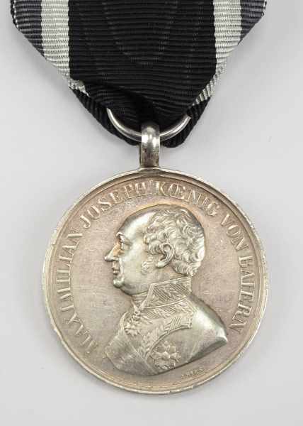 1.1.) Kaiserreich (bis 1933) Bayern: Silberne Militär-Verdienst- / Tapferkeits-Medaille, Max