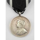 1.1.) Kaiserreich (bis 1933) Bayern: Silberne Militär-Verdienst- / Tapferkeits-Medaille, Max