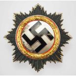 1.2.) Deutsches Reich (1933-45) Deutsches Kreuz, in Gold - C.E. Juncker.Tombak, die Basisplatte