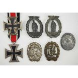 1.2.) Deutsches Reich (1933-45) Nachlass eines Minensuchers.1.) Eisernes Kreuz, 1939, 1. Klasse,