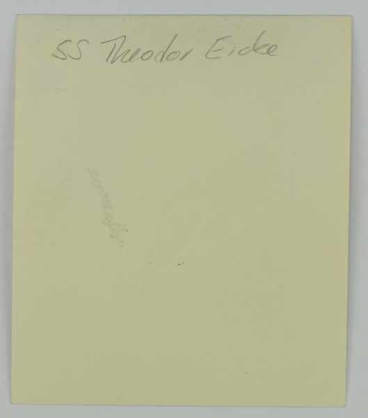 3.3.) Autographen Eicke, Theodor.(1892-1943). SS-Obergruppenführer, General der Waffen-SS und - Image 3 of 3