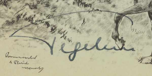 3.3.) Autographen Fegelein, Hermann.(1906-1945). SS-Gruppenführer und Generalleutnant der Waffen-SS. - Image 2 of 3