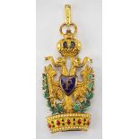 2.1.) Europa Österreich: Orden der Eisernen Krone, 3. Klasse mit Kriegsdekoration.Bronze