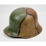 4.1.) Uniformen / Kopfbedeckungen Stahlhelm M18 - Mimikry Bemalung.Erdfarbene Mimikry-Bemalung, ohne