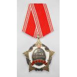 2.2.) Welt Sowjetunion: Orden für persönliche Tapferkeit.Silber, teilweise vergoldet und emailliert,