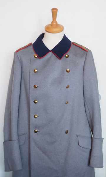 4.1.) Uniformen / Kopfbedeckungen Bayern: Mantel für einen Leutnant im Feldartillerie-Regiment Nr.