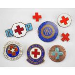 2.2.) Welt Lot Internationale-Auszeichnungen des Roten Kreuz.Diverse, teils getragen.Zustand: II 2.