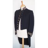 4.1.) Uniformen / Kopfbedeckungen Johanniter Orden, Uniform-Frack (um 1900).Schwarzes Tuch, der