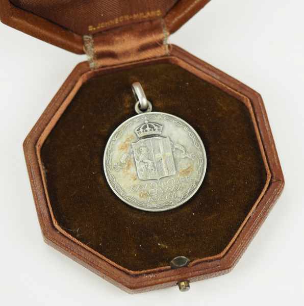2.1.) Europa Bulgarien: Medaille auf die Hochzeit von Zar Boris III. und Giovanna von Savoyen, im - Image 3 of 3