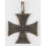 1.1.) Kaiserreich (bis 1933) Preussen: Eisernes Kreuz, 1813, Großkreuz.Geschwärzter gegossener