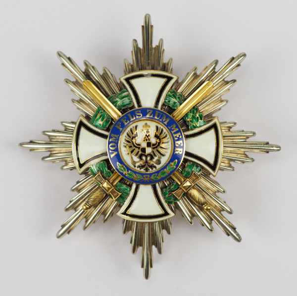 1.1.) Kaiserreich (bis 1933) Preussen: Königlicher Hausorden von Hohenzollern, Stern der Großkomture