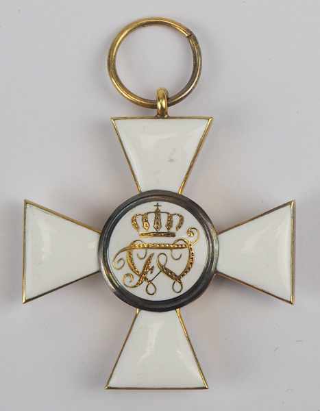 1.1.) Kaiserreich (bis 1933) Preussen: Roter Adler Orden, 4. Modell (1885-1917), 3. Klasse.Gold, - Image 4 of 4