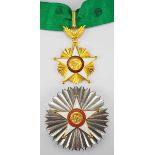 2.2.) Welt Senegal: Nationaler Orden des Löwen, Großoffiziers Satz.1.) Komtur: Silber vergoldet,