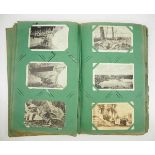 3.2.) Fotos / Postkarten Postkartenalbum mit über 300 Karten - 1. Weltkrieg.Diverse Motive.