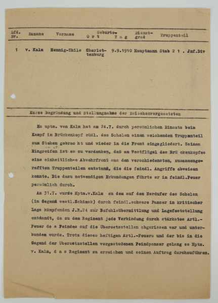 1.2.) Deutsches Reich (1933-45)Nachlass des Ritterkreuzträgers Major und stellv. Führers des - Image 9 of 13