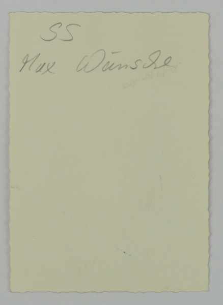 3.3.) Autographen Wünsche, Max.(1914-1995). SS-Standartenführer, Kommandeur der 12. SS-Panzer- - Image 3 of 3