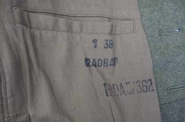 4.1.) Uniformen / Kopfbedeckungen RAD: Viertaschenrock eines Arbeitsmannes der Abteilung 340/1. - Image 5 of 7