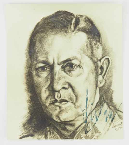 3.3.) Autographen Eicke, Theodor.(1892-1943). SS-Obergruppenführer, General der Waffen-SS und