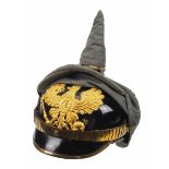 4.1.) Uniformen / Kopfbedeckungen Preussen: Pickelhaube für Fähnriche der Infanterie-Regimenter.