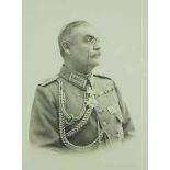 3.2.) Fotos / Postkarten Baden: Generalmajor Karl Dürr - Großkreuz mit Schwertern des Ordens