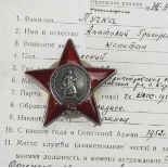 2.2.) Welt Sowjetunion: Orden des Roten Stern, 2. Typ für einen Hauptmann eines MI-4 Helikpters