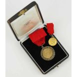 2.1.) Europa Finnland: Pro Finlandia Medaille, im Etui.Silber vergoldet, Trägergravur "EMIL