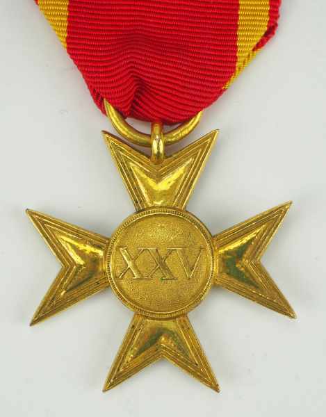 1.1.) Kaiserreich (bis 1933) Baden: Dienst-Auszeichnung für Offiziere und Soldaten, 1. Modell ( - Image 4 of 4
