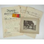 1.1.) Kaiserreich (bis 1933) Baden: Nachlass eines Hauptmann im 1. badischen Leib-Grenadier-Regiment