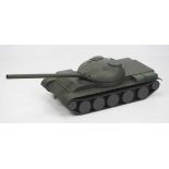 4.2.) Effekten / Ausrüstung Kampf-Panzer T 62 - Sandkasten Modell.Holz und Metall, olivfarben